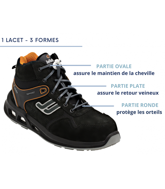 Lacets chaussures de sécurité basses